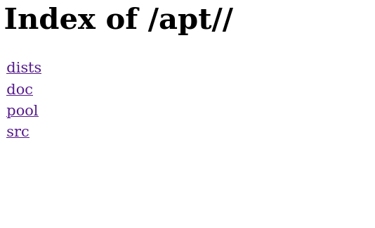 apt folder